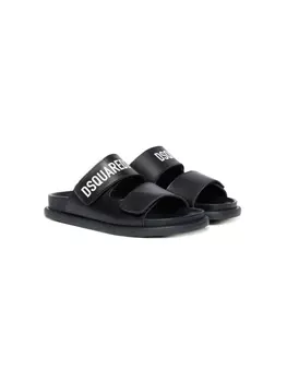 Dsquared2 сандалии с логотипом, черный