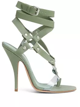 DSQUARED2 сандалии с ремешками, зеленый
