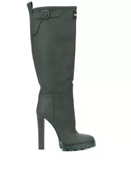 DSQUARED2 сапоги на высоком каблуке, зеленый