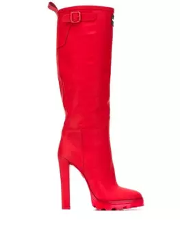 DSQUARED2 сапоги с логотипом, красный
