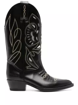 Dsquared2 сапоги с вырезами, черный
