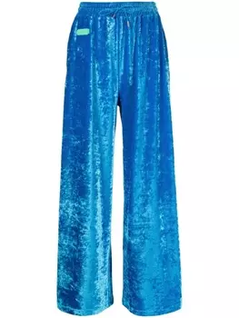 Dsquared2 широкие брюки палаццо, синий
