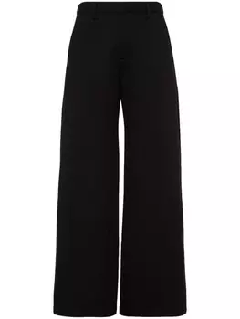 DSQUARED2 широкие брюки средней посадки, черный