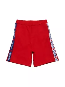 Dsquared2 шорты из джерси с логотипом, красный