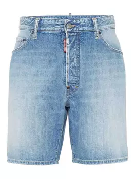 DSQUARED2 шорты из хлопкового денима, черный