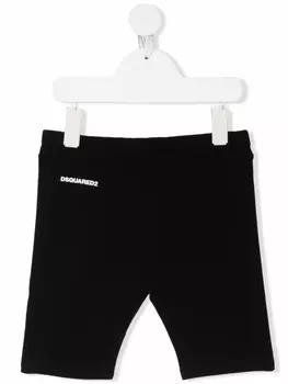 Dsquared2 шорты облегающего кроя с логотипом, белый