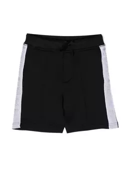 Dsquared2 шорты с кулиской и логотипом, черный