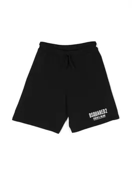 Dsquared2 шорты с логотипом, черный