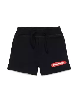 Dsquared2 шорты с логотипом, черный