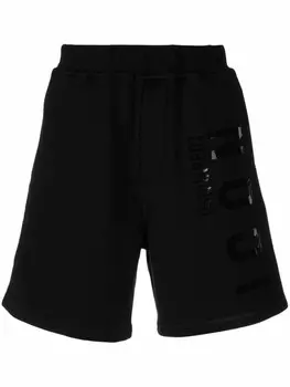 DSQUARED2 шорты с логотипом, черный