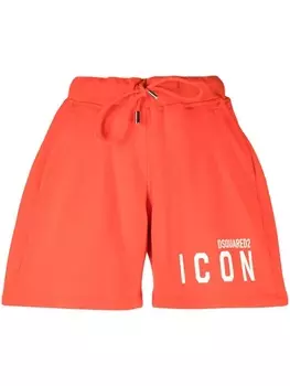 Dsquared2 шорты с логотипом, оранжевый