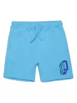 Dsquared2 шорты с логотипом, синий