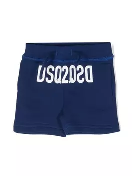 Dsquared2 шорты с логотипом, синий