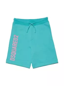 Dsquared2 шорты с логотипом, синий
