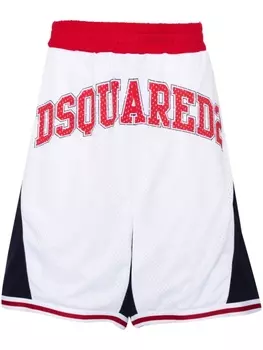 Dsquared2 шорты с логотипом, синий