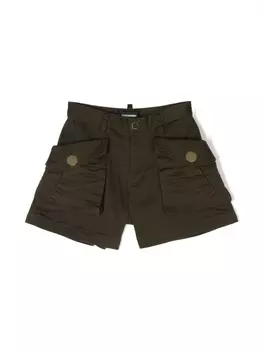 Dsquared2 шорты с логотипом, зеленый
