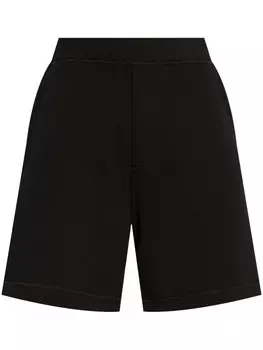 DSQUARED2 шорты с вышитым логотипом, черный