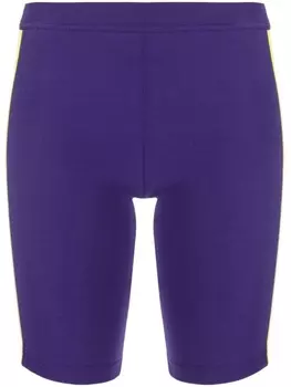 Dsquared2 шорты с завышенной талией и логотипом, фиолетовый