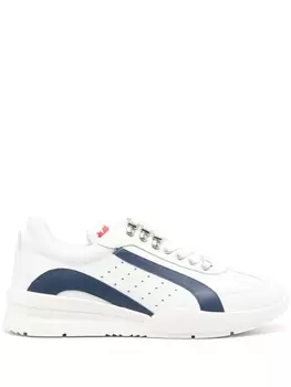 Dsquared2 side-stripe low-top sneakers, белый