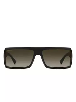 DSQUARED2 солнцезащитные очки D2 0140/S 807/HA в массивной оправе, черный