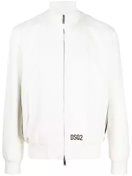 Dsquared2 спортивная куртка с полосками, нейтральный цвет