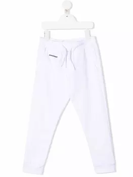 Dsquared2 спортивные брюки с кулиской и логотипом, белый
