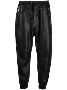 Dsquared2 спортивные брюки с кулиской и логотипом, черный