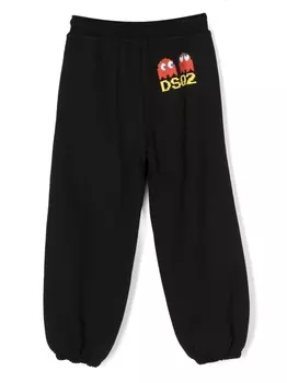 Dsquared2 спортивные брюки с логотипом, черный