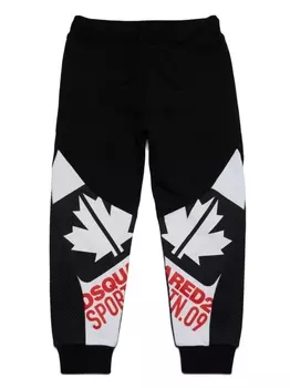 Dsquared2 спортивные брюки с логотипом, черный