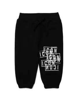 Dsquared2 спортивные брюки с логотипом, черный