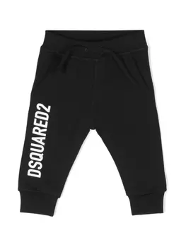 Dsquared2 спортивные брюки с логотипом, черный