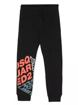 Dsquared2 спортивные брюки с логотипом, черный