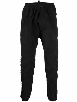 Dsquared2 спортивные брюки с логотипом, черный