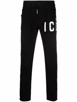 Dsquared2 спортивные брюки с логотипом, черный