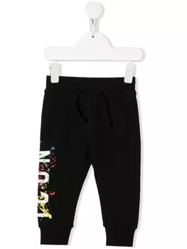 Dsquared2 спортивные брюки с логотипом Icon, черный