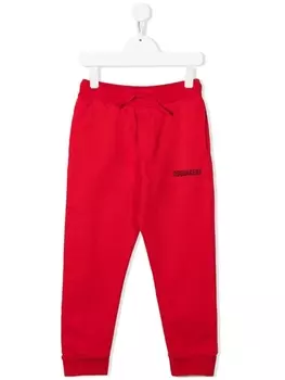 Dsquared2 спортивные брюки с логотипом, красный