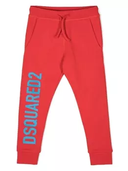 Dsquared2 спортивные брюки с логотипом, красный