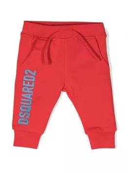 Dsquared2 спортивные брюки с логотипом, красный