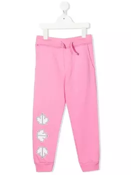 Dsquared2 спортивные брюки с логотипом, розовый