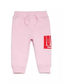 Dsquared2 спортивные брюки с логотипом, розовый