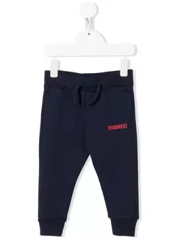 Dsquared2 спортивные брюки с логотипом, синий