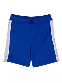 Dsquared2 спортивные шорты с кулиской и логотипом, синий