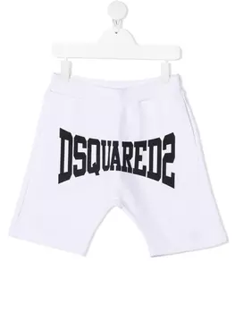 Dsquared2 спортивные шорты с логотипом, белый