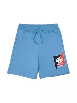 Dsquared2 спортивные шорты с логотипом, синий
