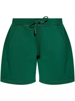 DSQUARED2 спортивные шорты с принтом, зеленый