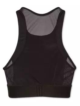 DSQUARED2 спортивный бюстгальтер с принтом Icon, черный