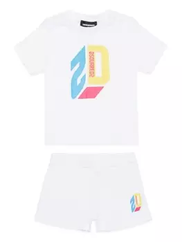 Dsquared2 спортивный костюм с логотипом, белый