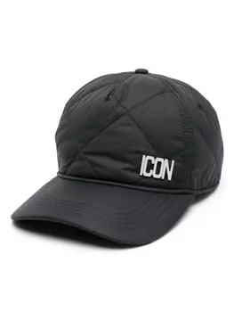 Dsquared2 стеганая бейсболка Icon, черный