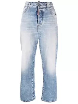 Dsquared2 straight-leg jeans, синий