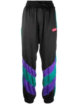 Dsquared2 stripe-detail track pants, черный